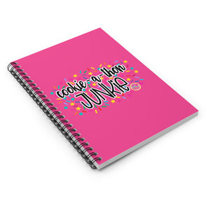 (a) Cookie-a-thon Junkie Spiral Notebook - Ruled Line
