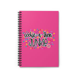 (a) Cookie-a-thon Junkie Spiral Notebook - Ruled Line