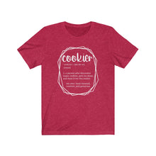 Load image into Gallery viewer, (a) Cookier Definition Bella+Canvas 3001 Unisex Jersey Short Sleeve Tee