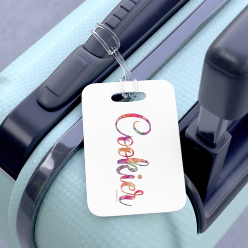 Cookier Watercolor Bag Tag