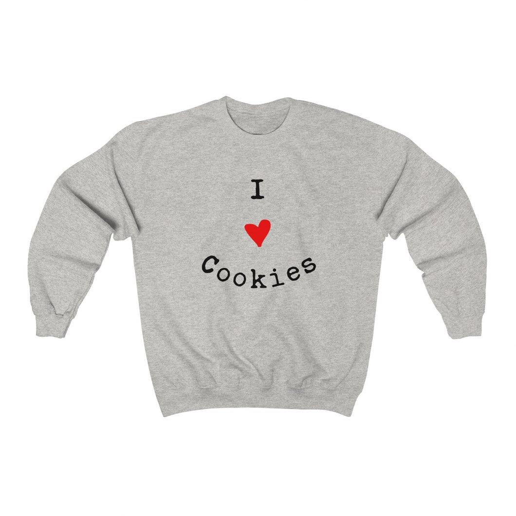 I Love Cookies Unisex Heavy Blend™ Crewneck Sweatshirt