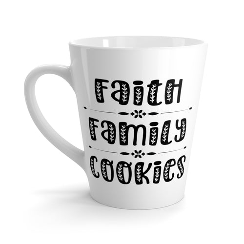 Faith Family Cookies Latte Mug