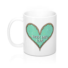Load image into Gallery viewer, (b) Made With Love Green Heart Mug
