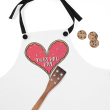 Load image into Gallery viewer, (b) Made With Love Pink Heart Apron
