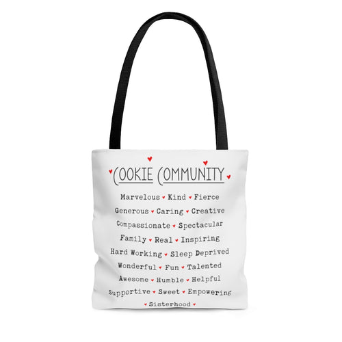 Cookie Community AOP Tote Bag