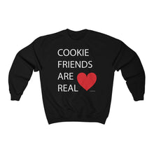 Load image into Gallery viewer, Cookie Friends Are Real Unisex Heavy Blend Crewneck Sweatshirt