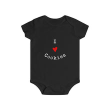 Load image into Gallery viewer, I Love Cookies Infant Rip Snap Tee