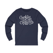 Load image into Gallery viewer, Cookies and Cocoa Unisex Jersey Long Sleeve Tee