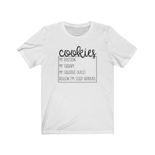 Load image into Gallery viewer, (a) Cookies My Passion Bella+Canvas 3001 Unisex Jersey Short Sleeve Tee