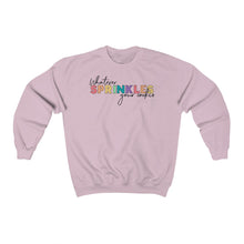 Load image into Gallery viewer, (b) Whatever Sprinkles Your Cookies Sweatshirt