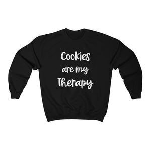 Cookies are my Therapy Gildan 18000 Unisex Heavy Blend™ Crewneck Sweatshirt