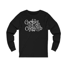 Load image into Gallery viewer, Cookies and Cocoa Unisex Jersey Long Sleeve Tee