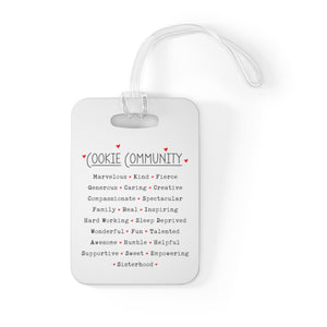 Cookie Community Bag Tag