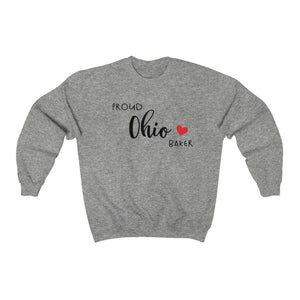 Proud Ohio Baker Unisex Heavy Blend™ Crewneck Sweatshirt