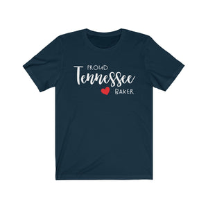 Proud TN Baker Bella+Canvas 3001 Unisex Jersey Short Sleeve Tee