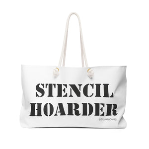 Stencil Hoarder Weekender Bag