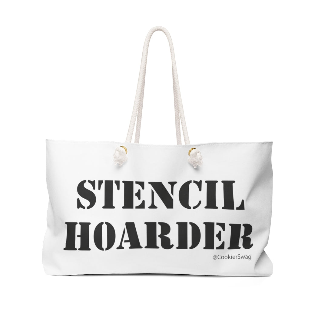 Stencil Hoarder Weekender Bag