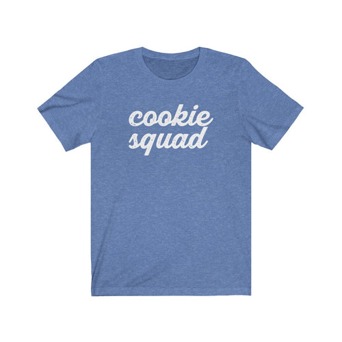 (a) Cookie Squad Bella+Canvas 3001 Unisex Jersey Short Sleeve Tee