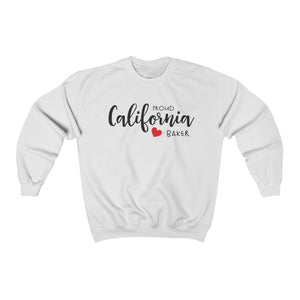 Proud California Baker Unisex Heavy Blend™ Crewneck Sweatshirt