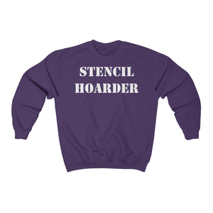 Stencil Hoarder Unisex Heavy Blend Crewneck Sweatshirt