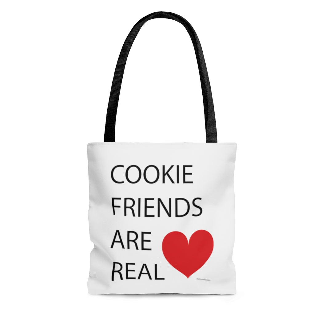 Cookie Friends Are Real AOP Tote Bag