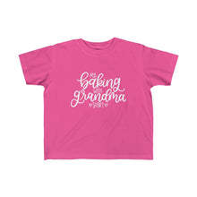 Load image into Gallery viewer, My Baking with Grandma Shirt Kid&#39;s Fine Jersey Tee
