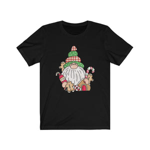 Gnome Loves Gingerbread Unisex Jersey Short Sleeve Tee
