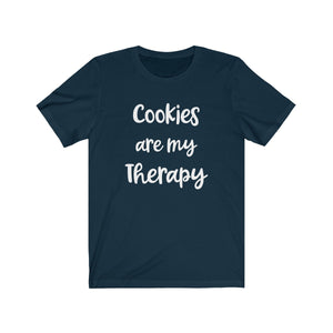 Cookies are my Therapy Bella+Canvas 3001 Unisex Jersey Short Sleeve Tee