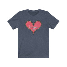 Load image into Gallery viewer, Made With Love Pink Heart Short Sleeve Tee