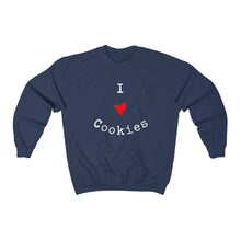 Load image into Gallery viewer, I Love Cookies Unisex Heavy Blend™ Crewneck Sweatshirt