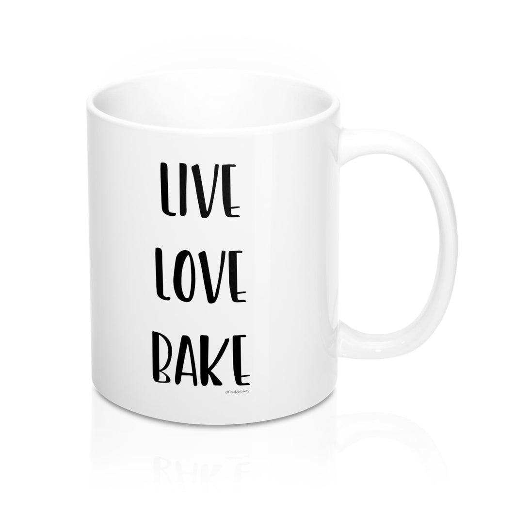 Live Love Bake Mug