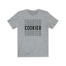 Load image into Gallery viewer, (a) Cookier Repeating Bella+Canvas 3001 Unisex Jersey Short Sleeve Tee