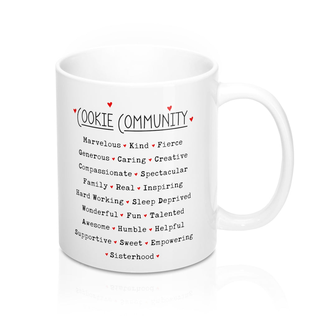 I Love Cookies/Cookie Community Mug