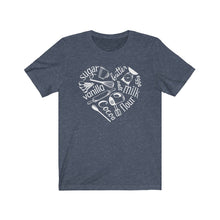 Load image into Gallery viewer, Baking Heart Unisex Jersey Short Sleeve Tee