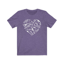 Load image into Gallery viewer, Baking Heart Unisex Jersey Short Sleeve Tee
