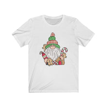 Load image into Gallery viewer, Gnome Loves Gingerbread Unisex Jersey Short Sleeve Tee