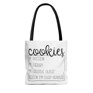 (a) Cookies My Passion AOP Tote Bag