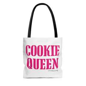 Cookie Queen Pink AOP Tote Bag