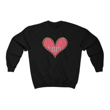 Load image into Gallery viewer, Made With Love Pink Heart Sweatshirt