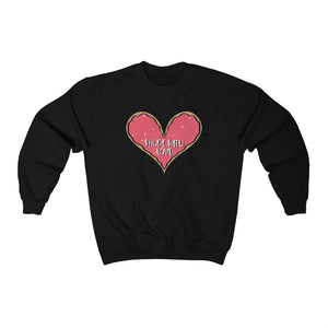 Made With Love Pink Heart Sweatshirt