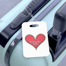 Load image into Gallery viewer, (b) Made With Love Pink Heart Bag Tag