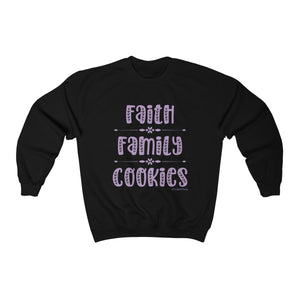 Faith Family Cookies Unisex Heavy Blend™ Crewneck Sweatshirt