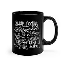 Load image into Gallery viewer, (b) Sugar Cookie Recipe Black Mug