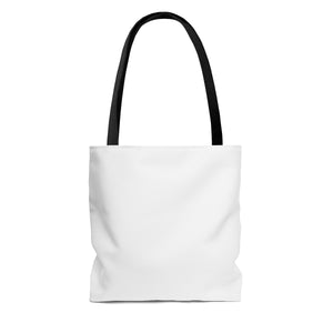 (b) Made With Love Green Heart AOP Tote Bag
