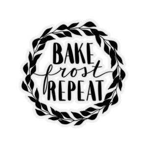 (a) Bake Frost Repeat Kiss-Cut Sticker