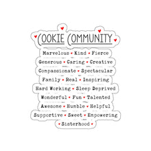 Load image into Gallery viewer, Cookie Community Kiss-Cut Sticker