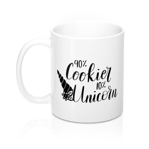 (a) 90% Cookier 10% Unicorn Mug