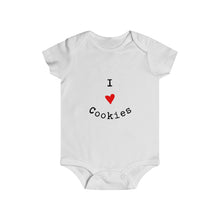 Load image into Gallery viewer, I Love Cookies Infant Rip Snap Tee