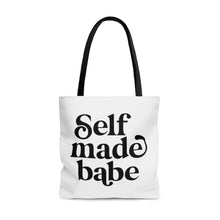 Load image into Gallery viewer, Self Made Babe Tote Bag