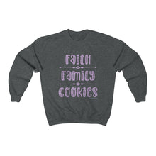 Load image into Gallery viewer, Faith Family Cookies Unisex Heavy Blend™ Crewneck Sweatshirt